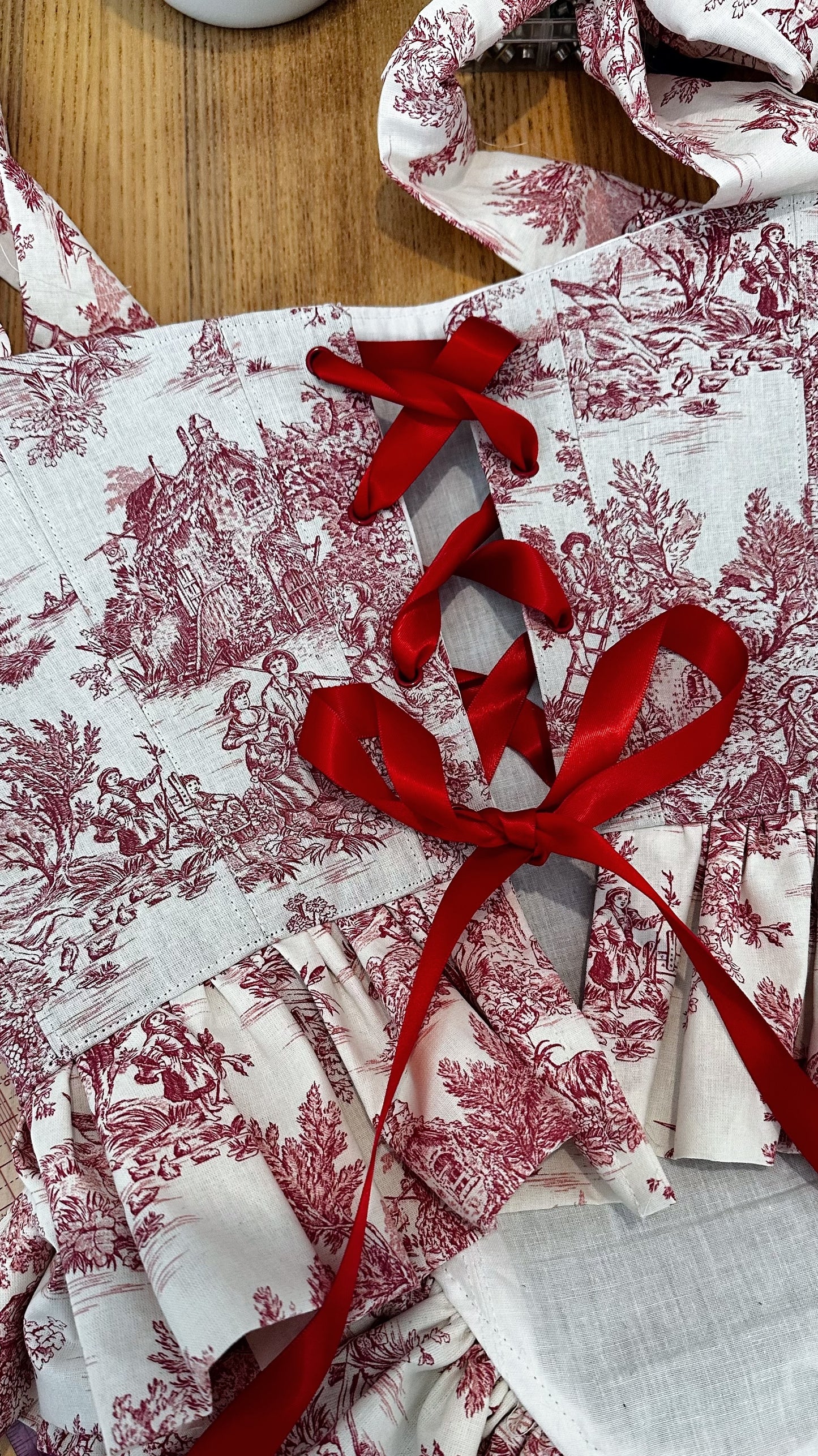 Corset Agnès(rouge)
