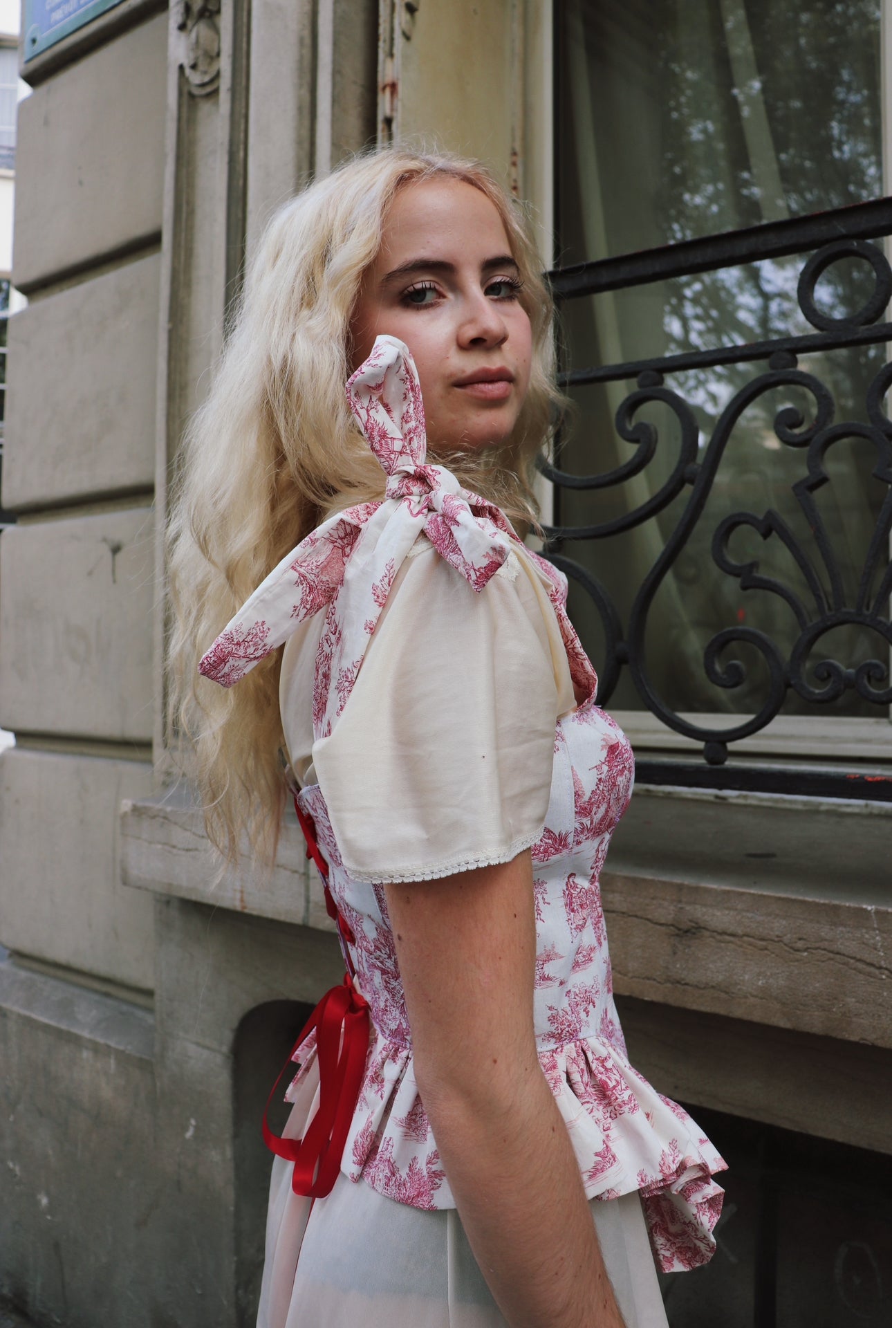 Corset Agnès(rouge)