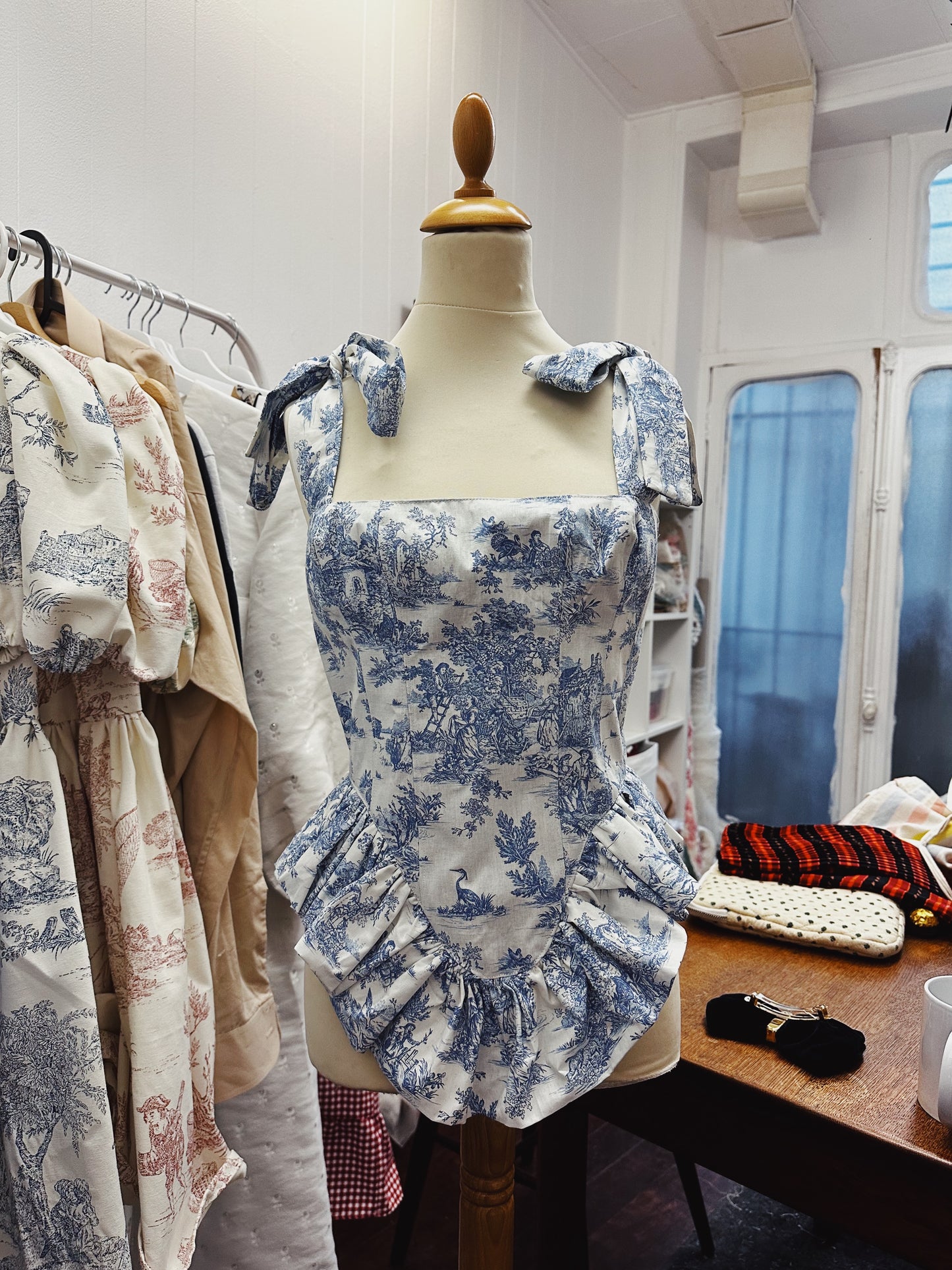 Corset Agnès (bleu)