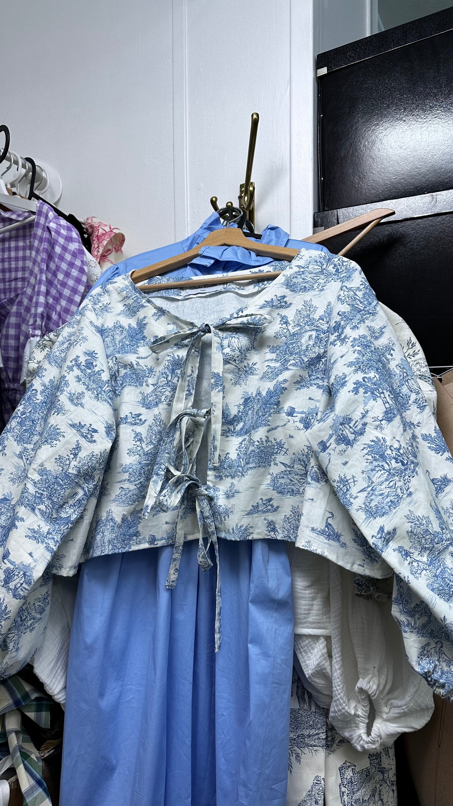 Blouse Rosalie - Toile de Jouy