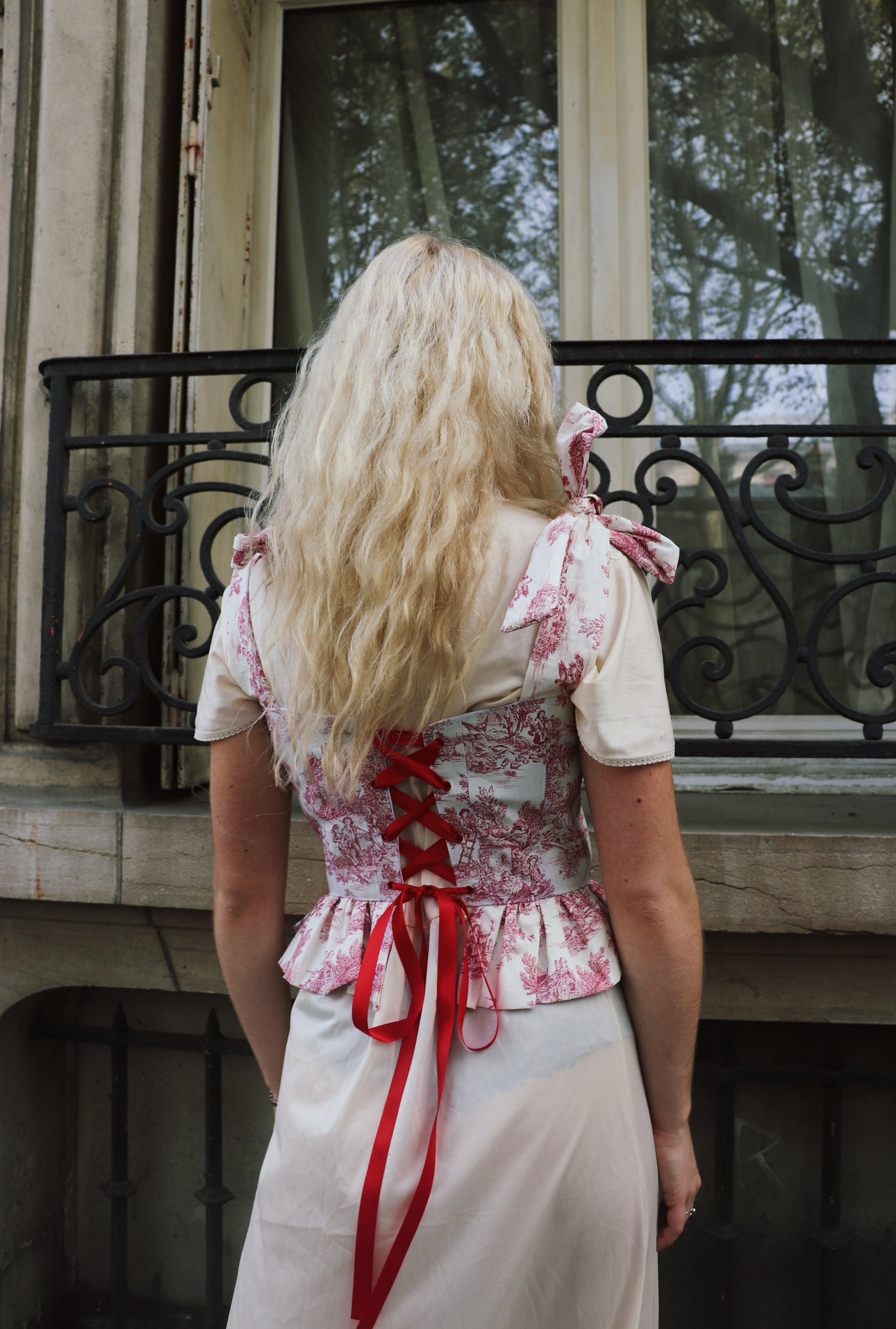 Corset Agnès(rouge)