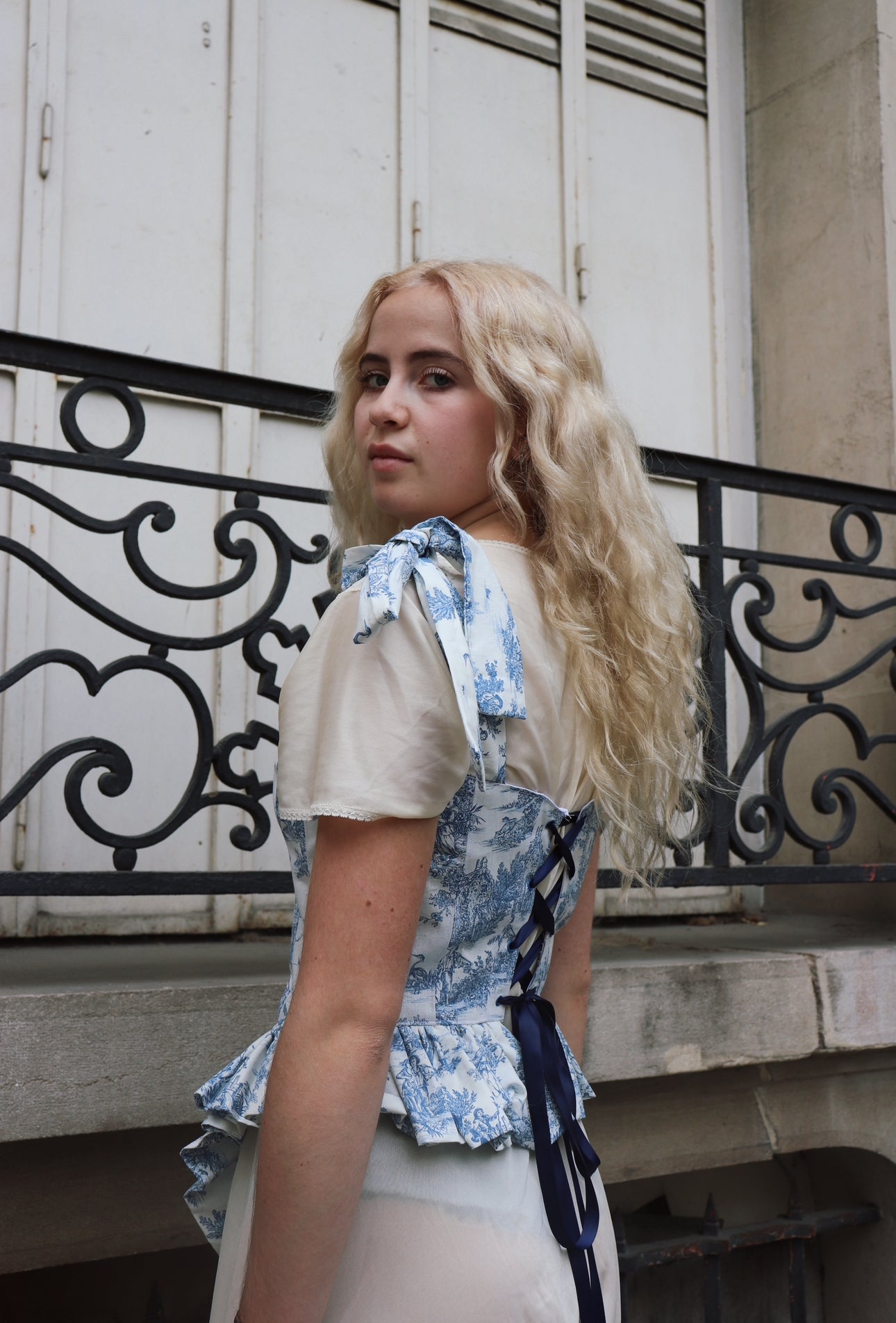 Corset Agnès (bleu)