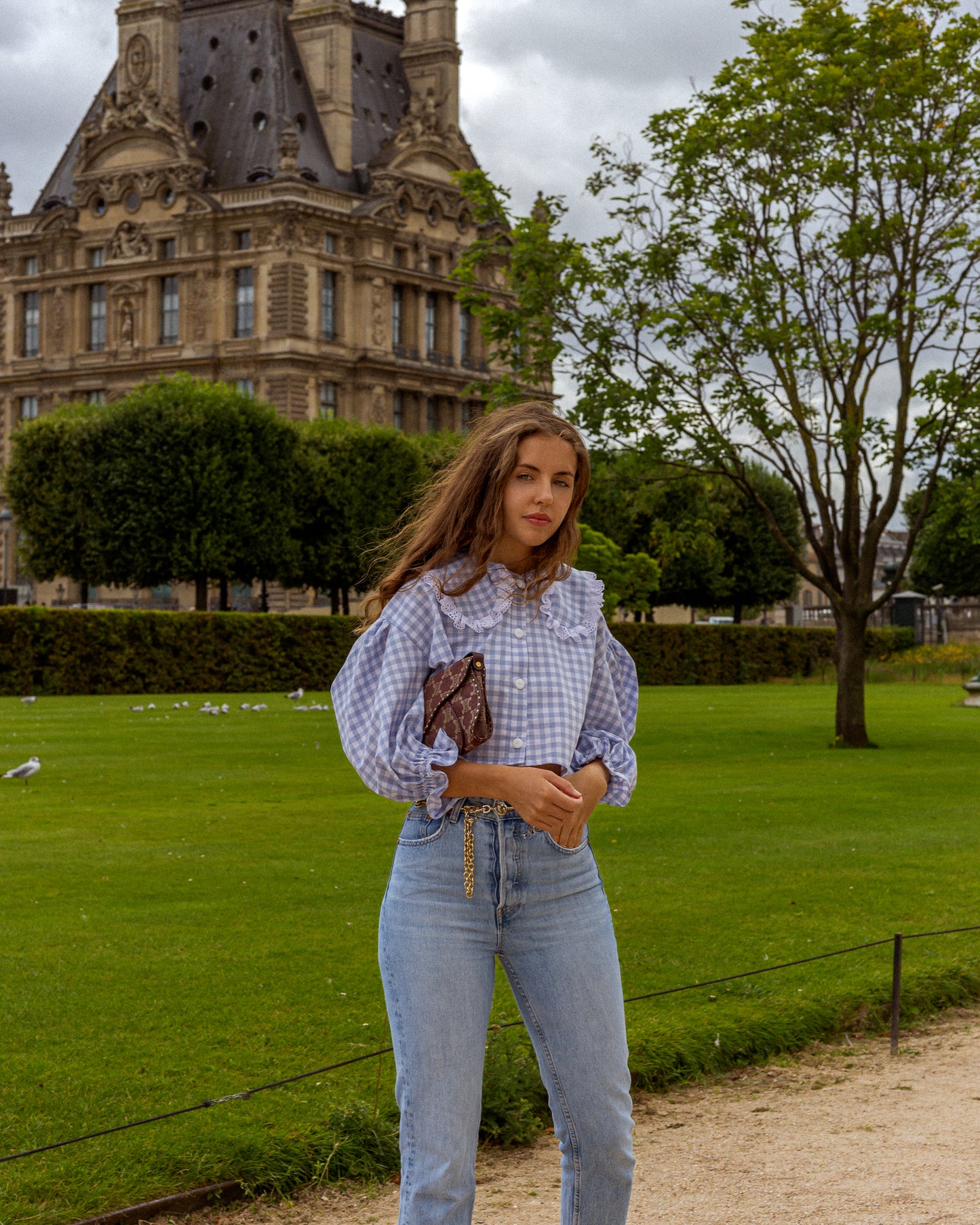 Chemise Judith bleue