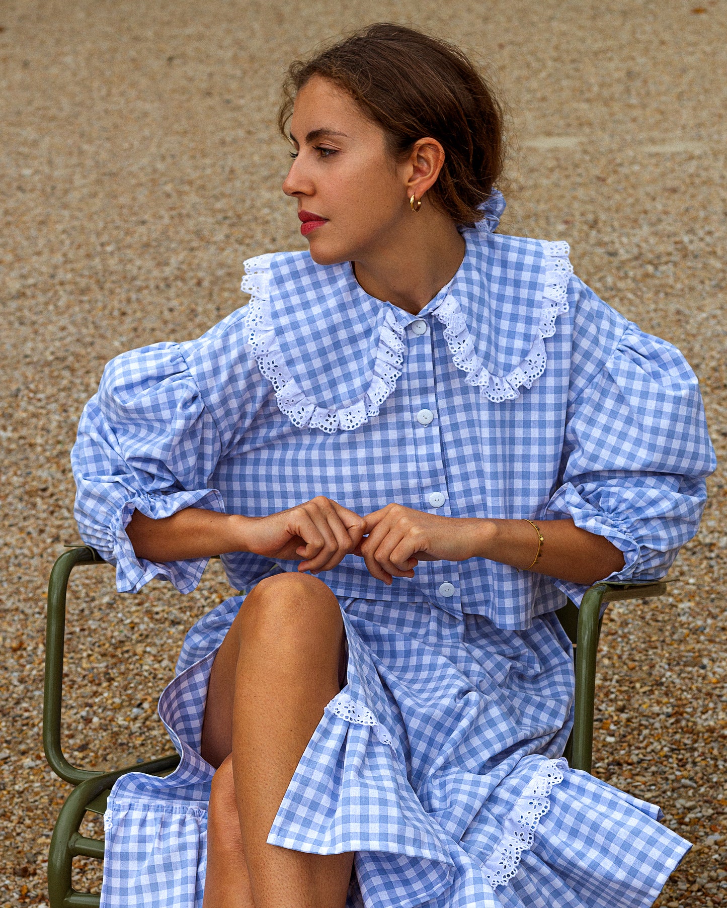 Chemise Judith bleue