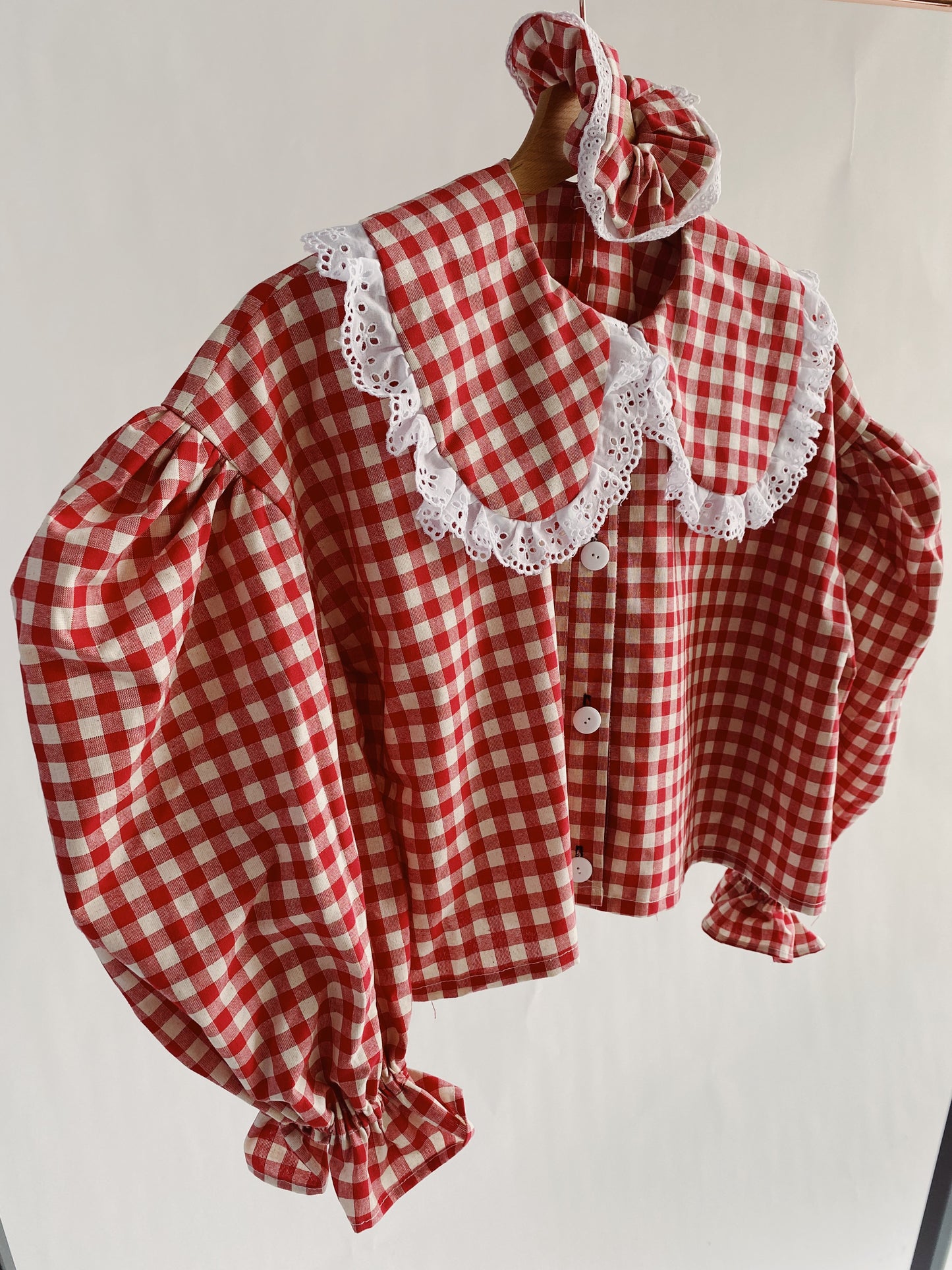Chemise Judith rouge