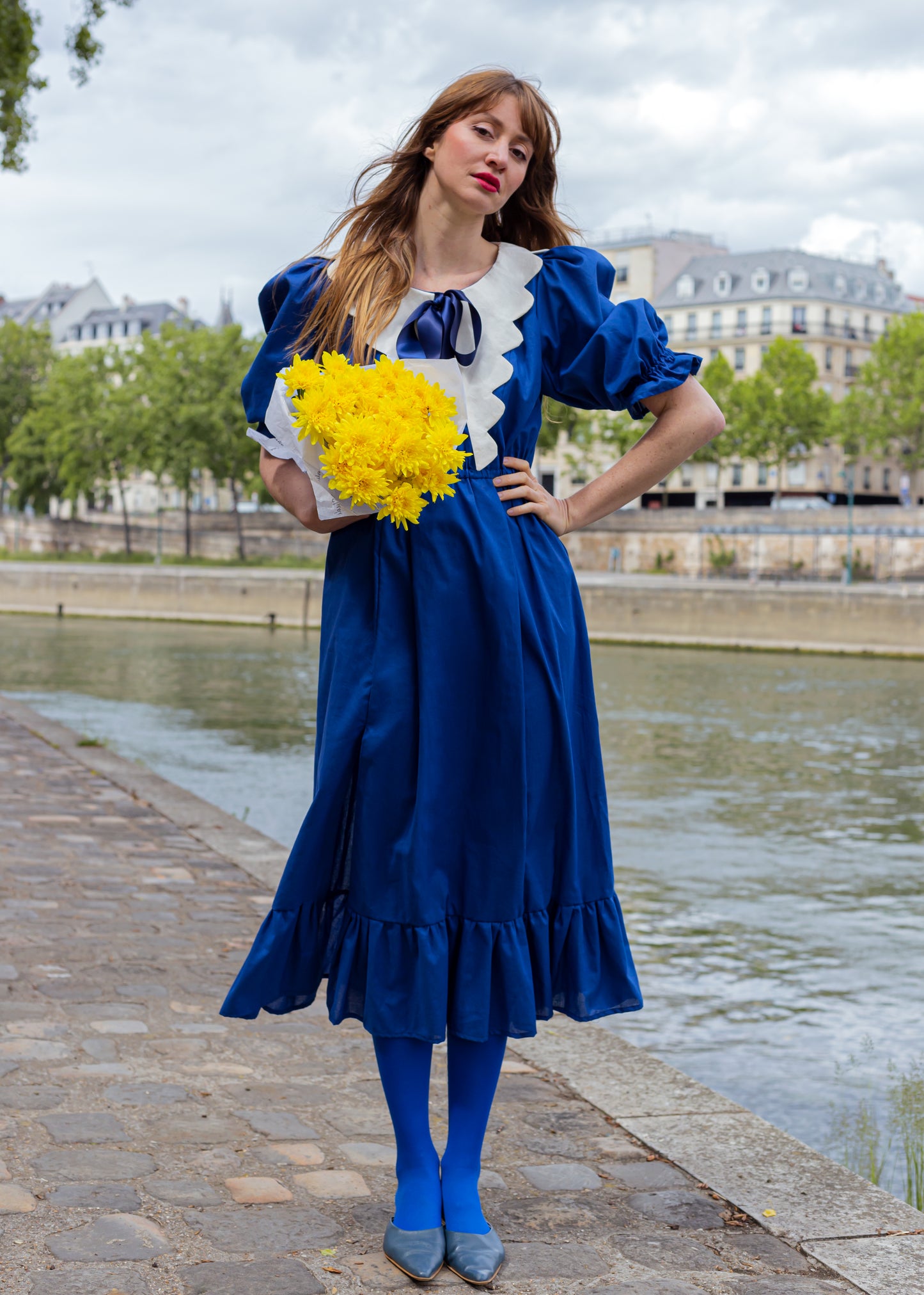 Robe Annie bleue