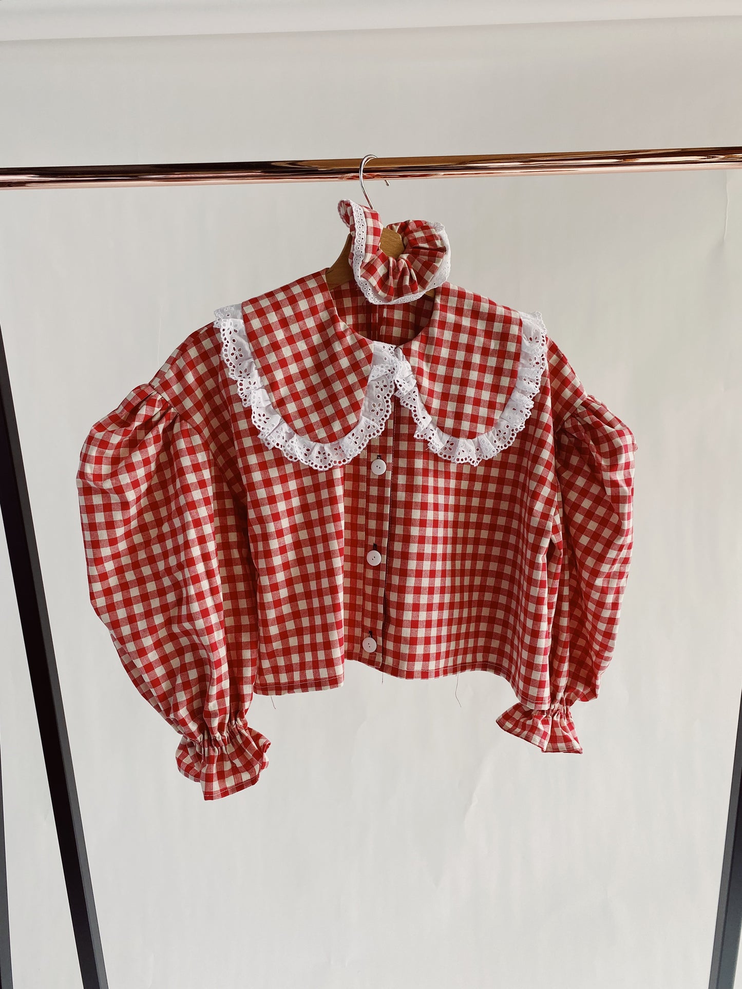 Chemise Judith rouge