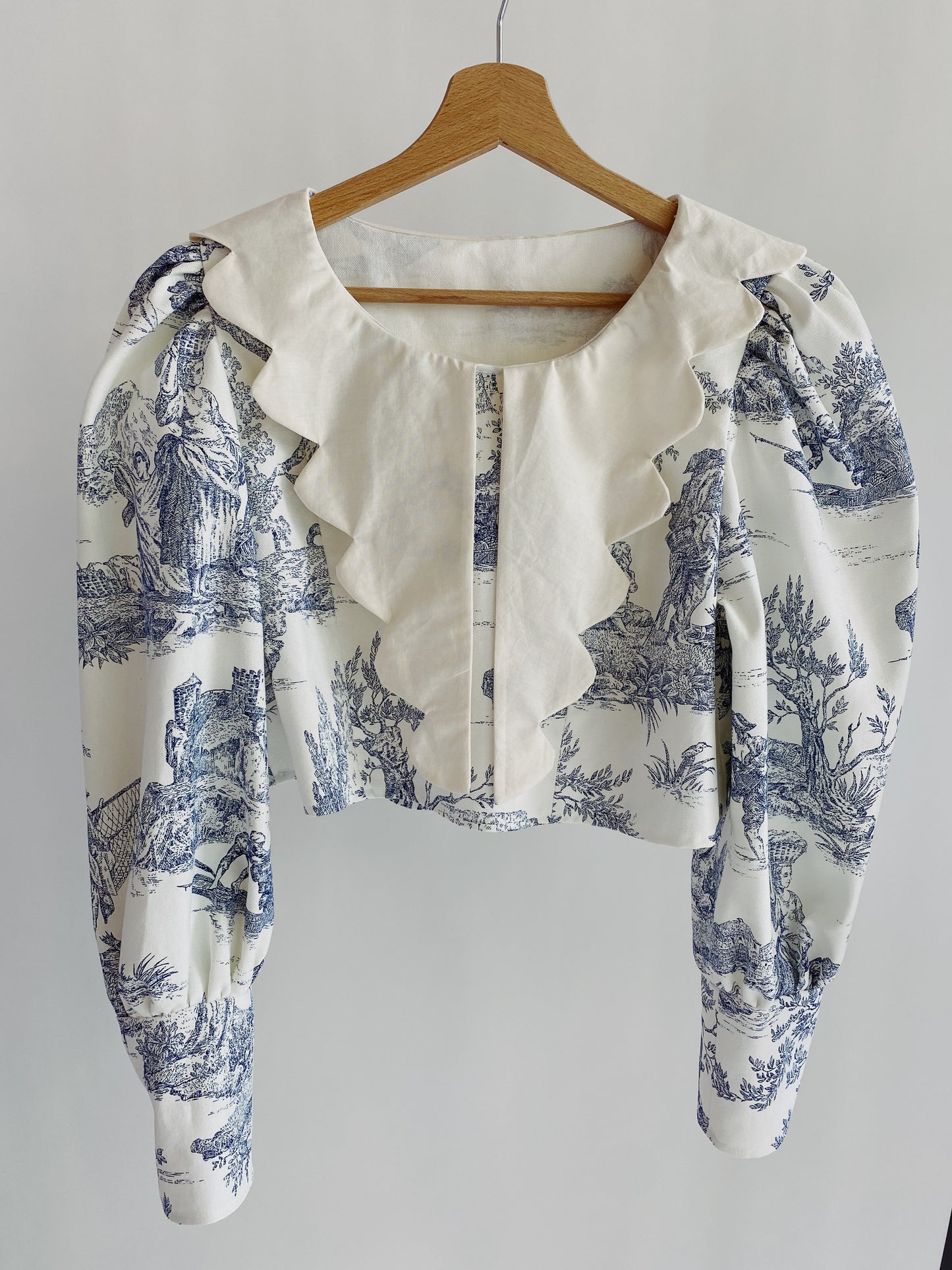 Blouse Virginie bleue