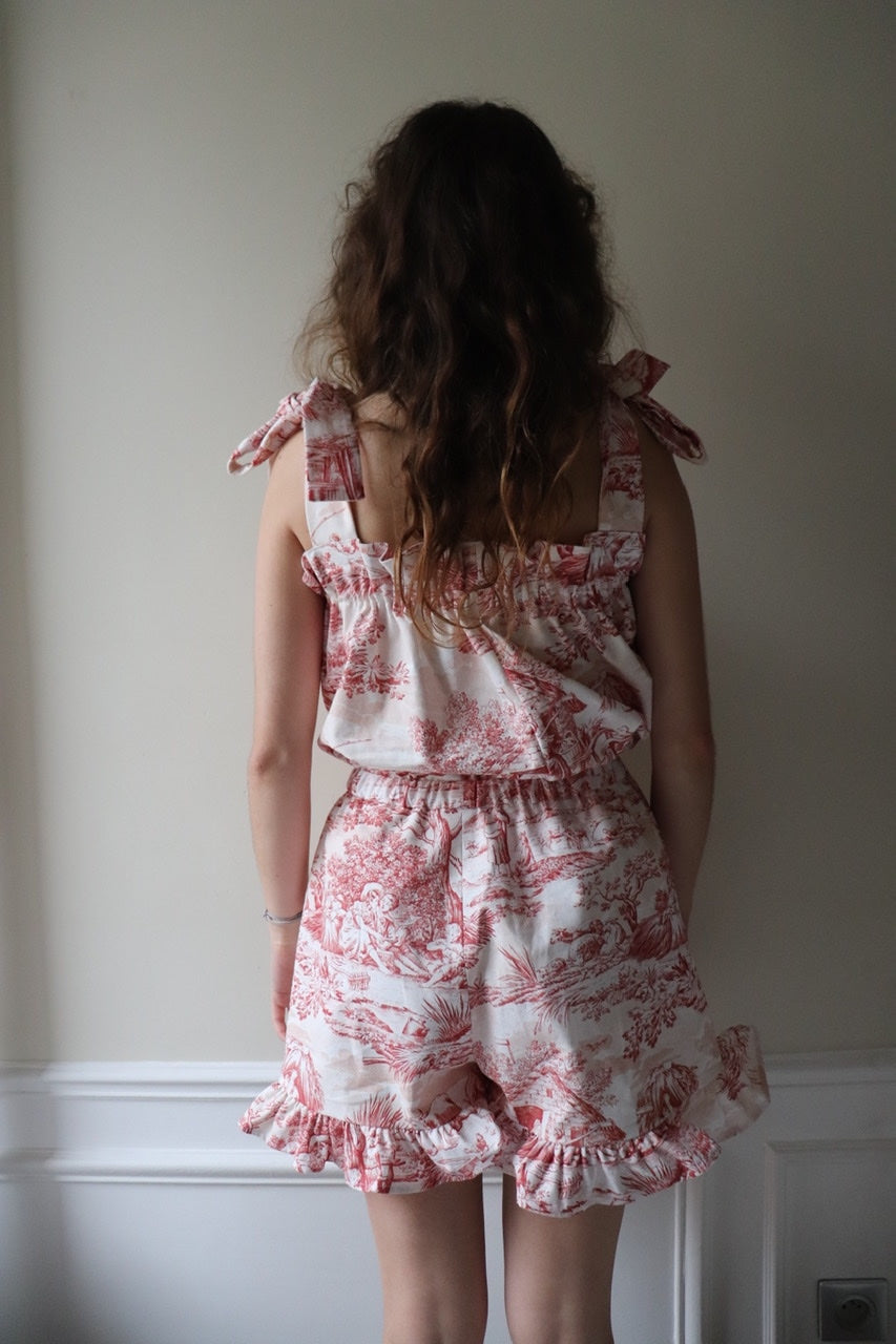 Pyjama Rosalie (rouge)