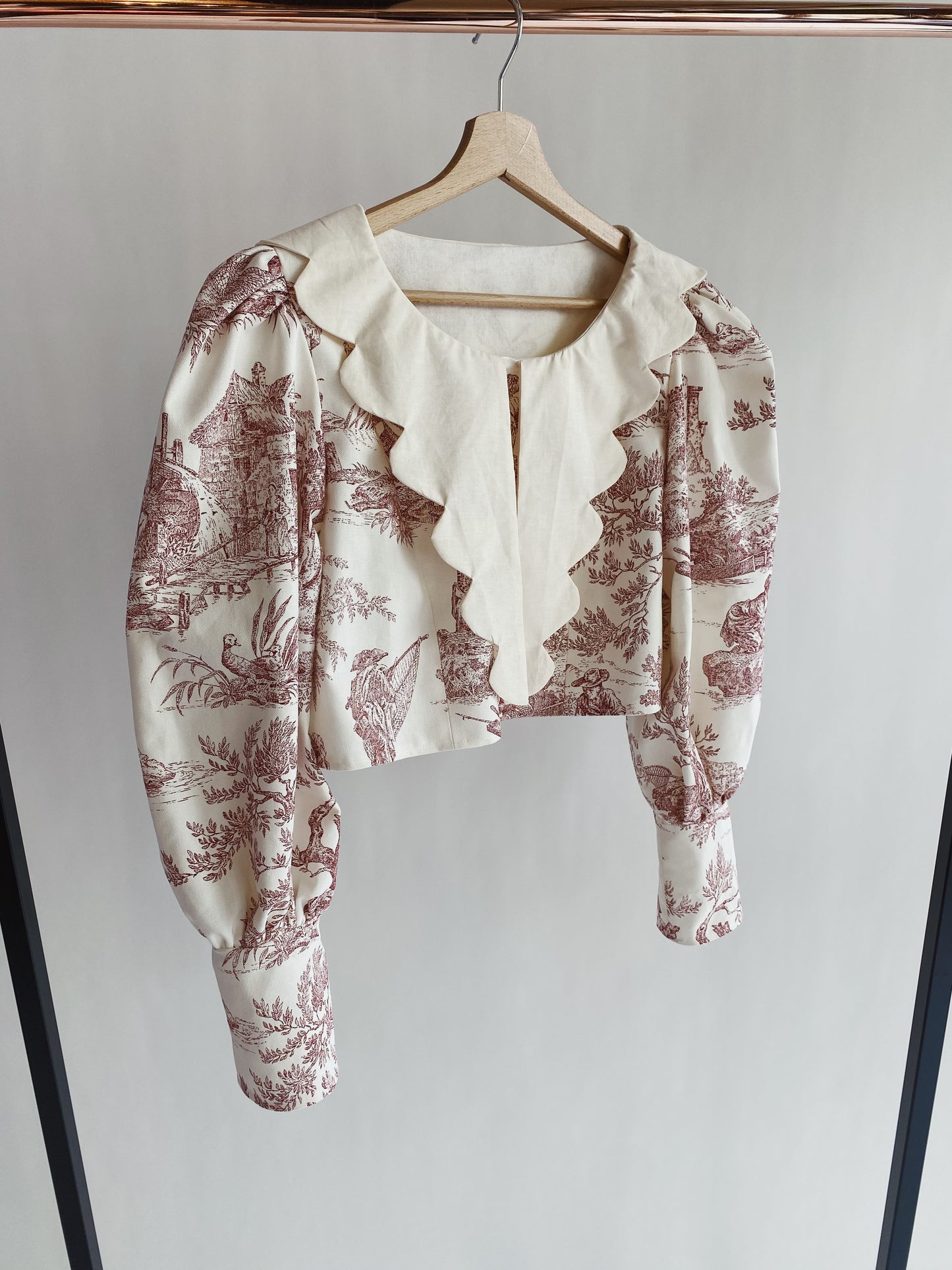 Blouse Virginie rouge