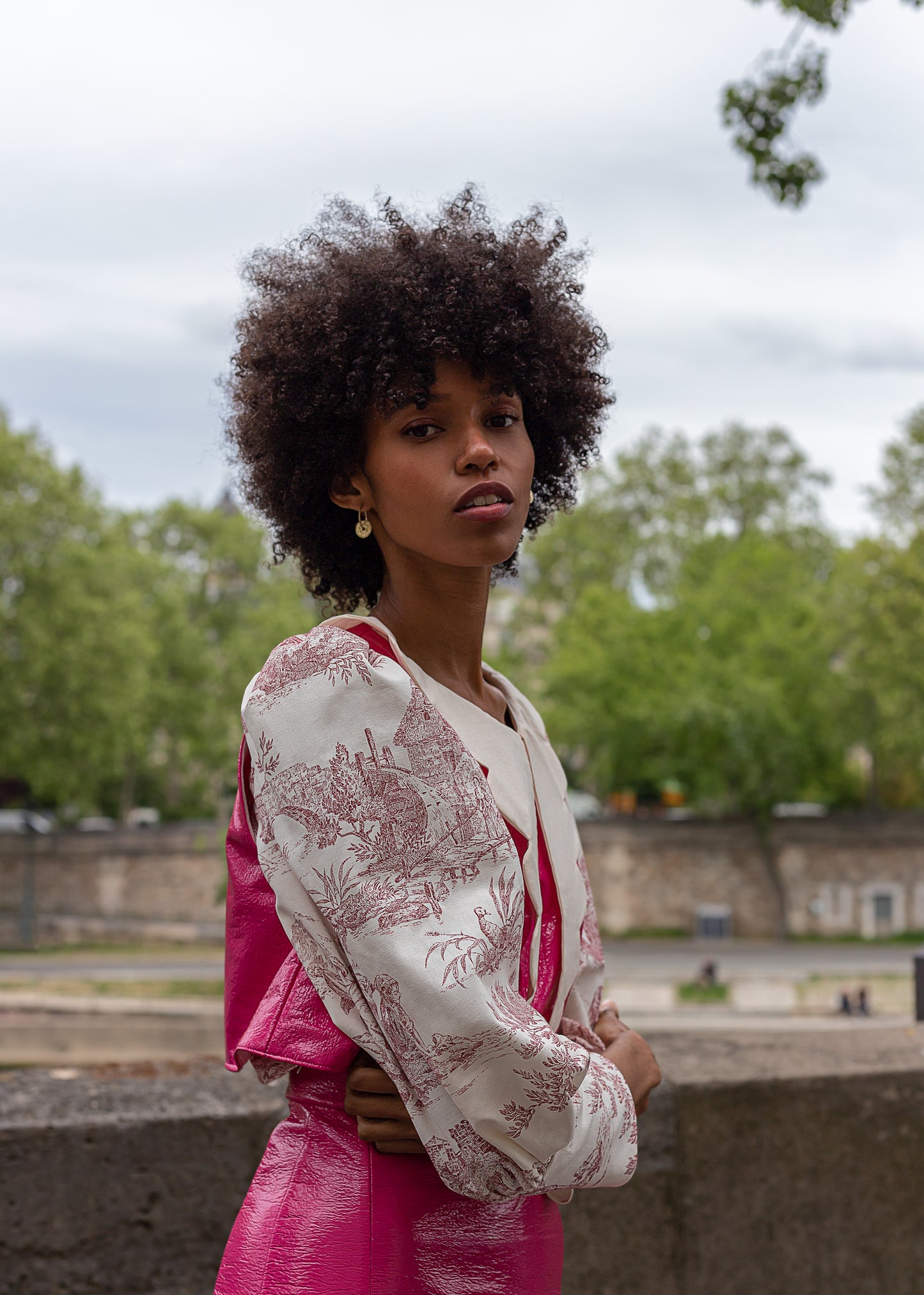 Blouse Virginie rouge