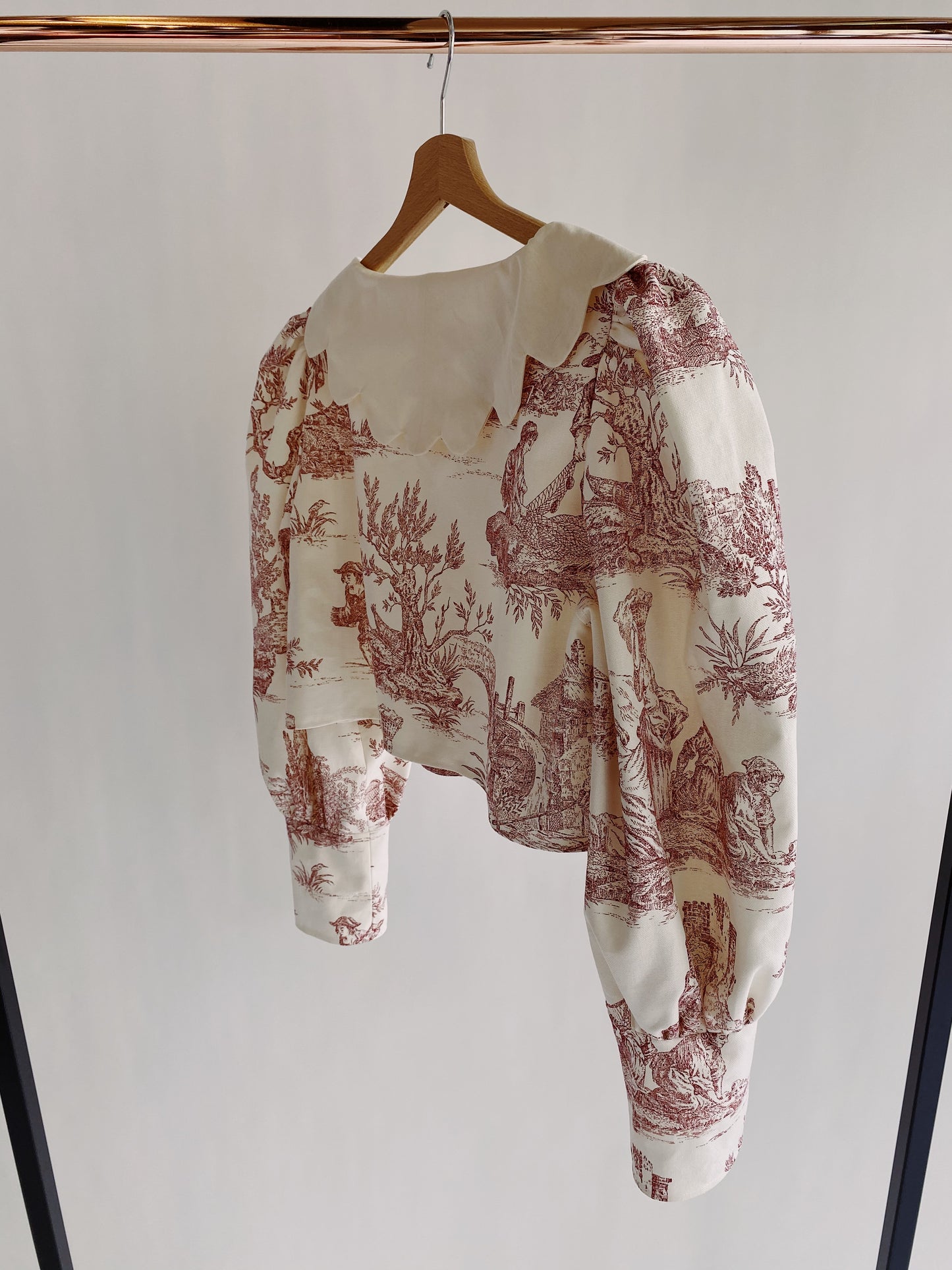 Blouse Virginie rouge