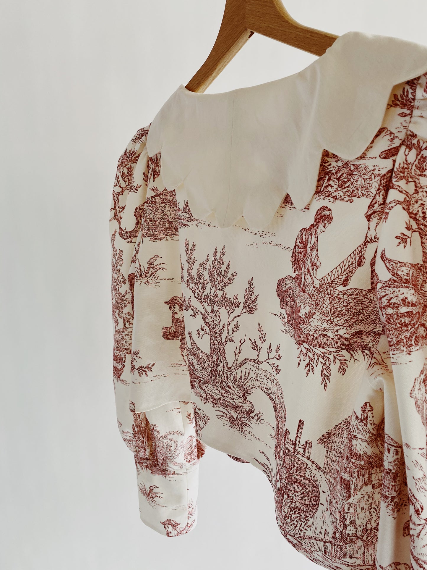Blouse Virginie rouge
