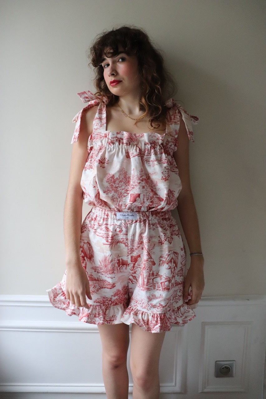 Pyjama Rosalie (rouge)