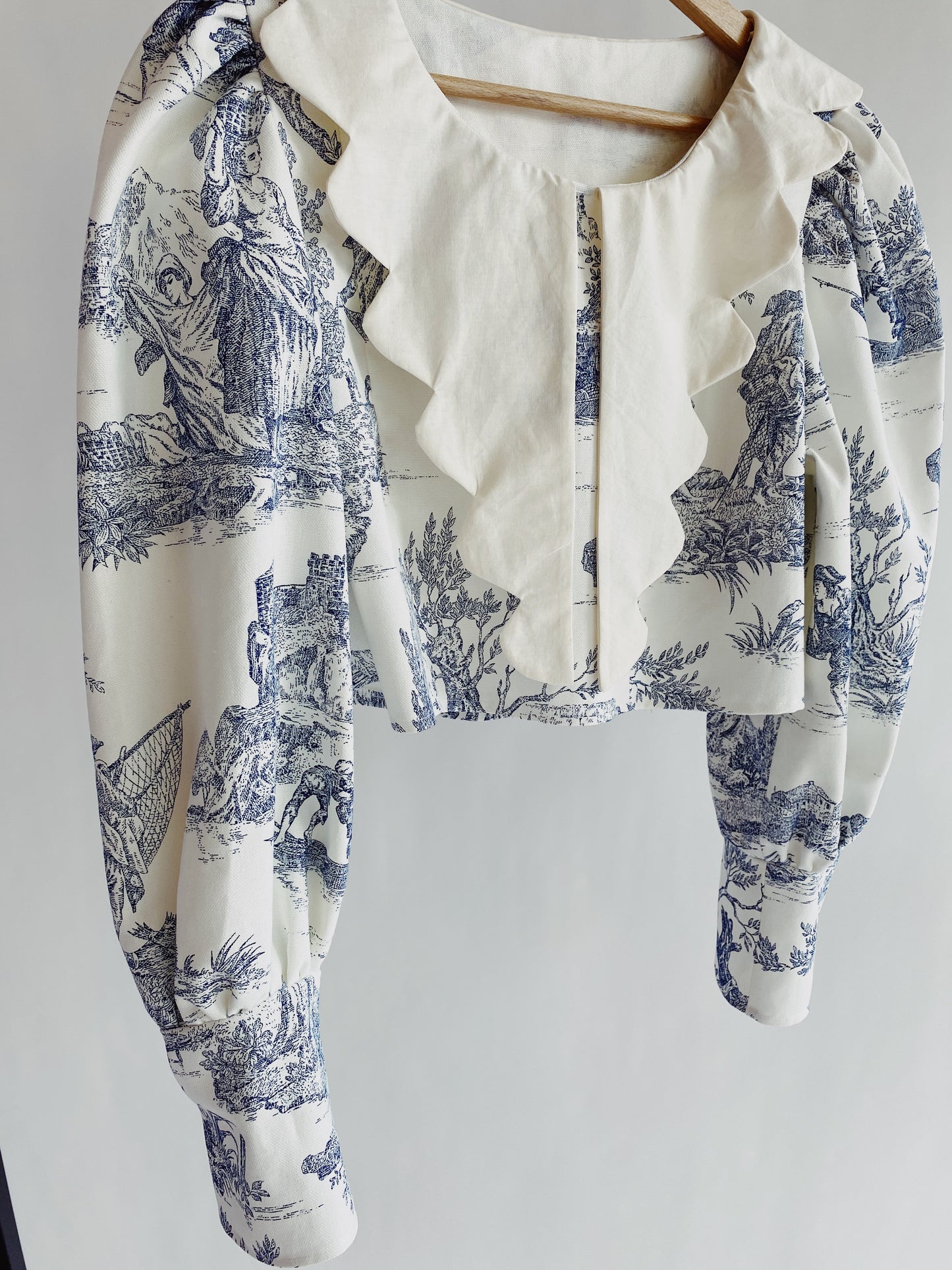 Blouse Virginie bleue
