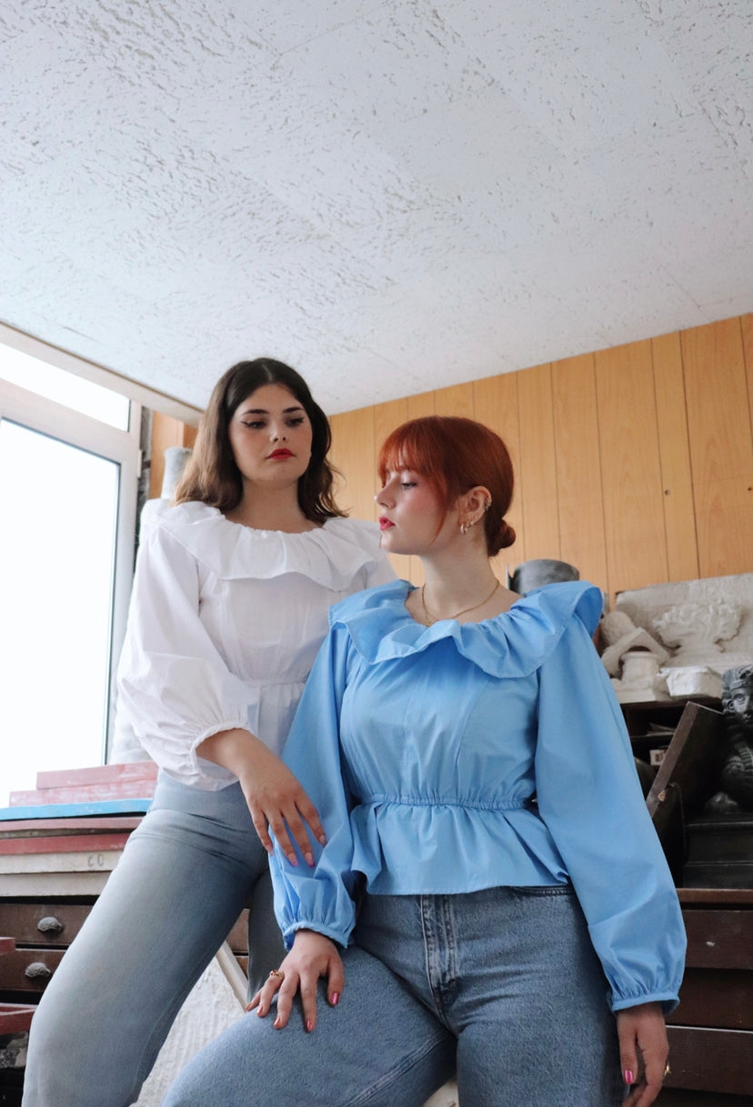 Blouse Edmonia (bleue)