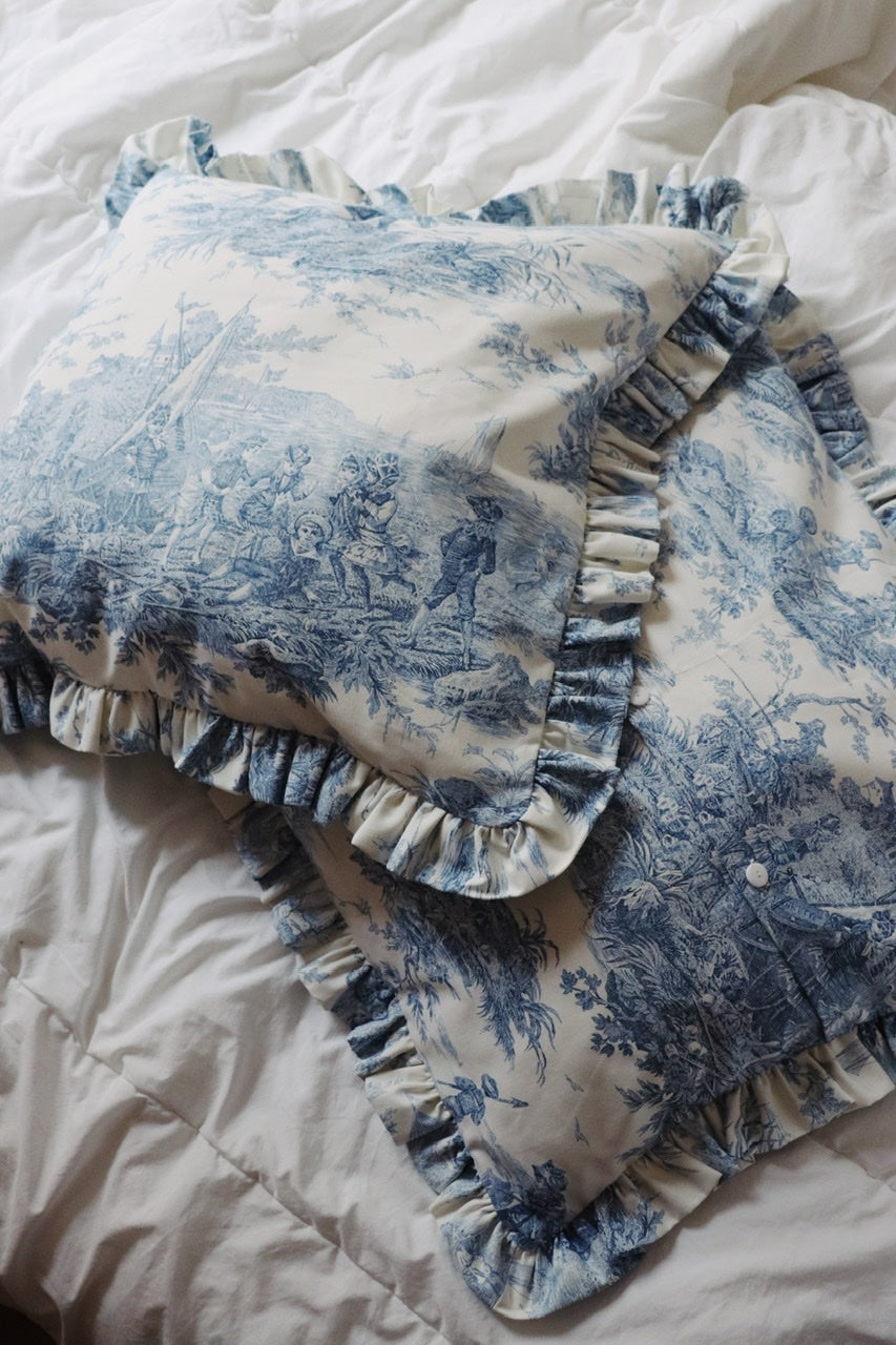Set complet - Pyjama, oreillers, tote bag (bleu)